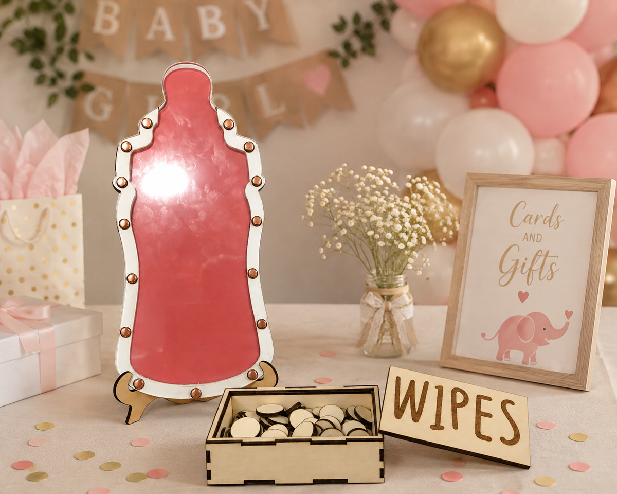 Baby Bottle Guestbook